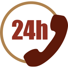 24-hour room service